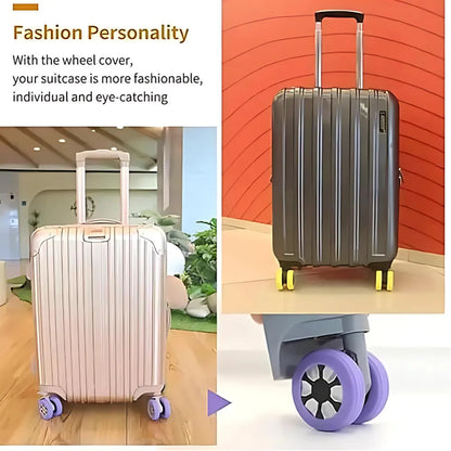 Luggage wheel protection cover (pack of 4)