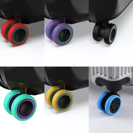 Luggage wheel protection cover (pack of 4)