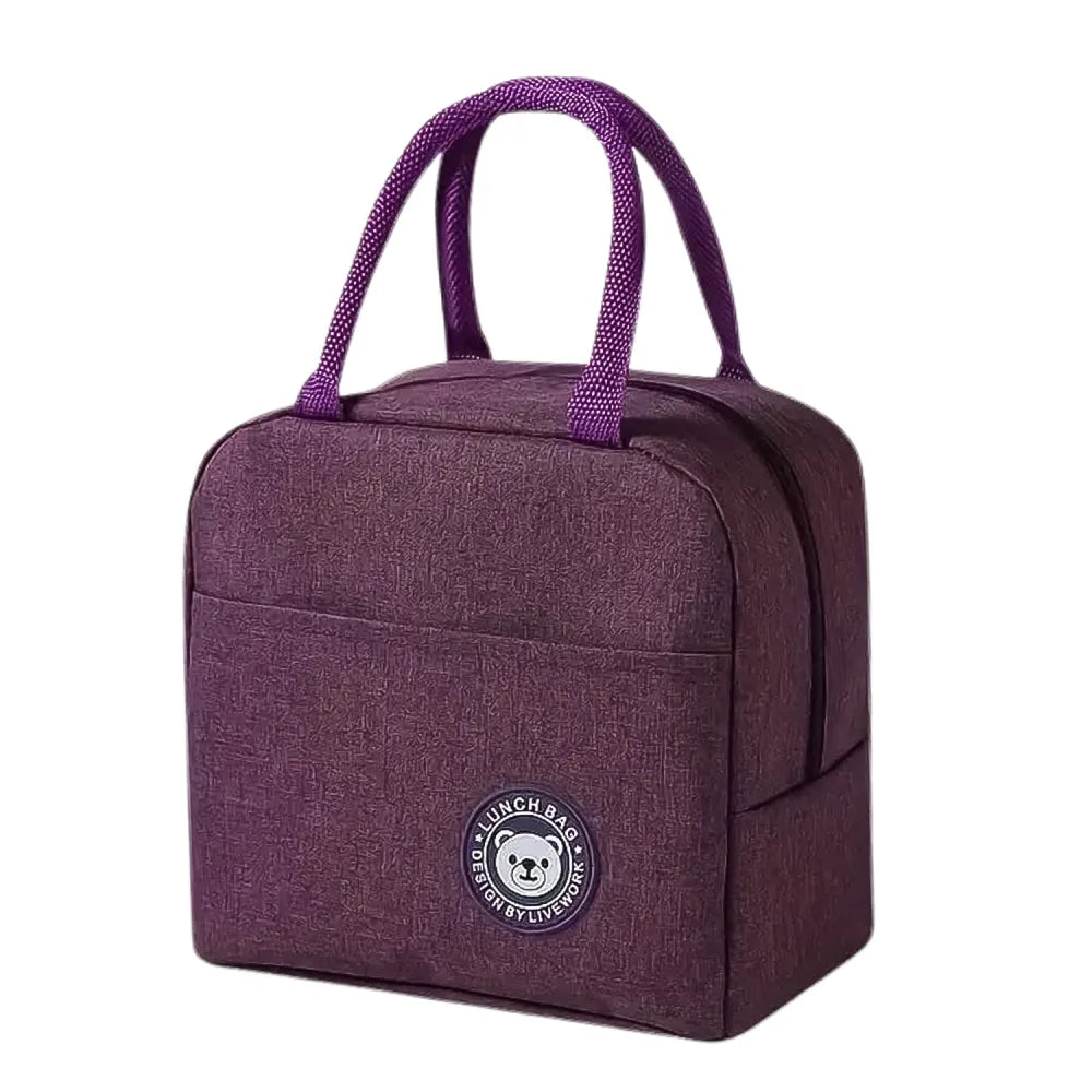 Lunch box bag for women men insulated with zipper (1 pc) - home & kitchen