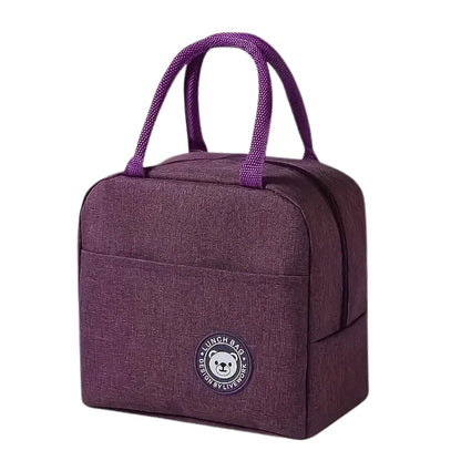 Lunch box bag for women men insulated with zipper (1 pc) - home & kitchen