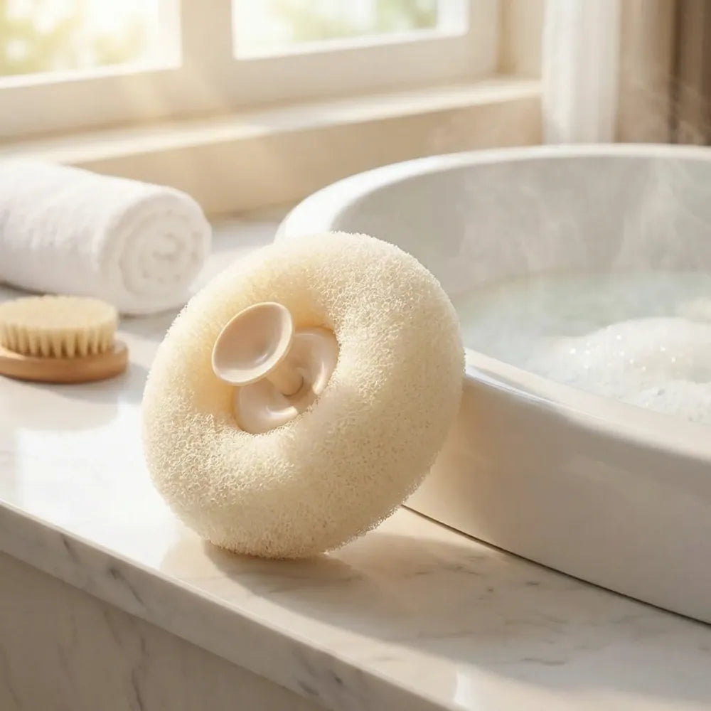 Luxury exfoliating bath sponge - home improvement