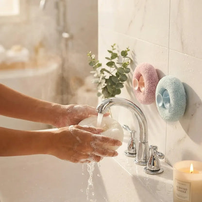 Luxury exfoliating bath sponge - home improvement