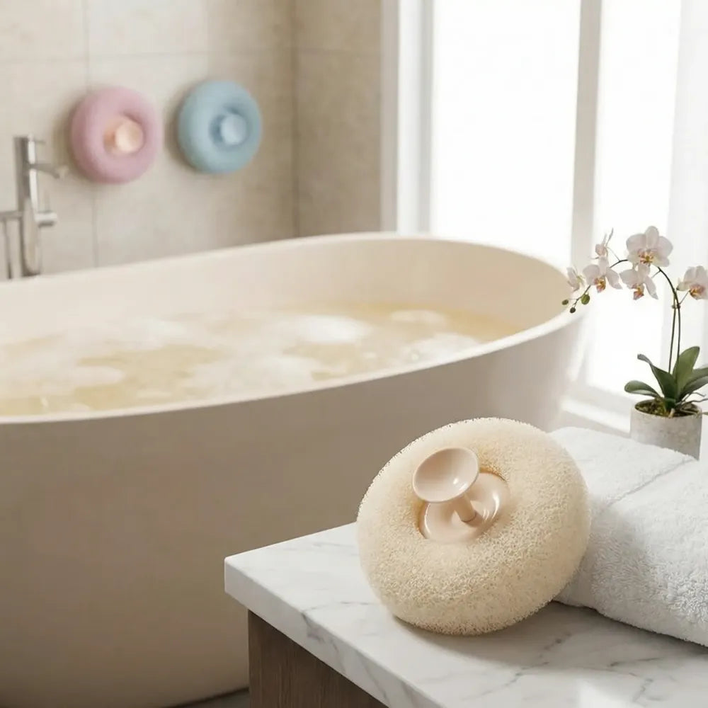 Luxury exfoliating bath sponge - home improvement