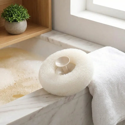 Luxury exfoliating bath sponge - home improvement