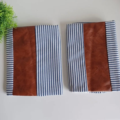 Luxury leather & cotton pillow covers - home improvement