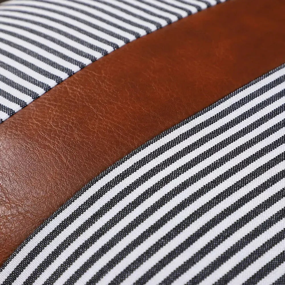 Luxury leather & cotton pillow covers - home improvement