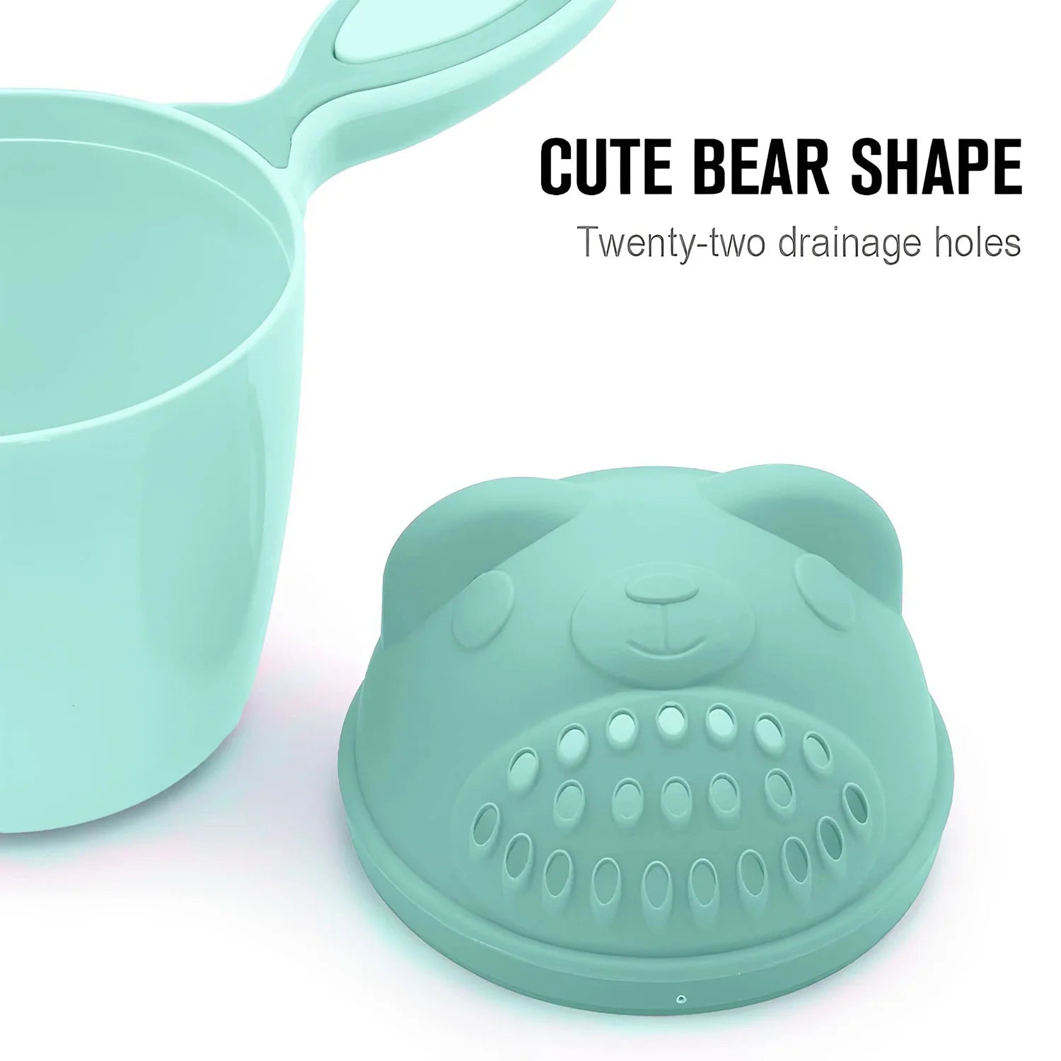 Baby hair rinse cup