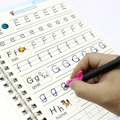 Magic reusable writing copybook - office