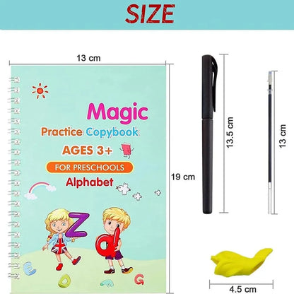 Magic reusable writing copybook - office