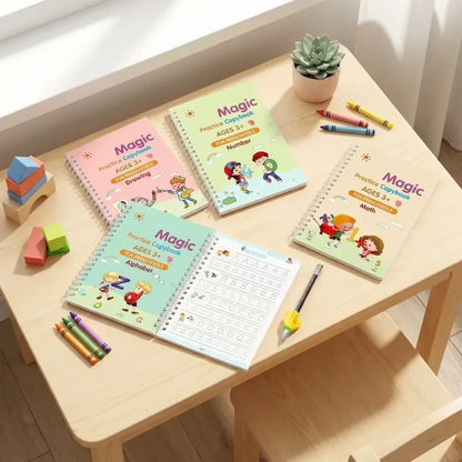 Magic reusable writing kit