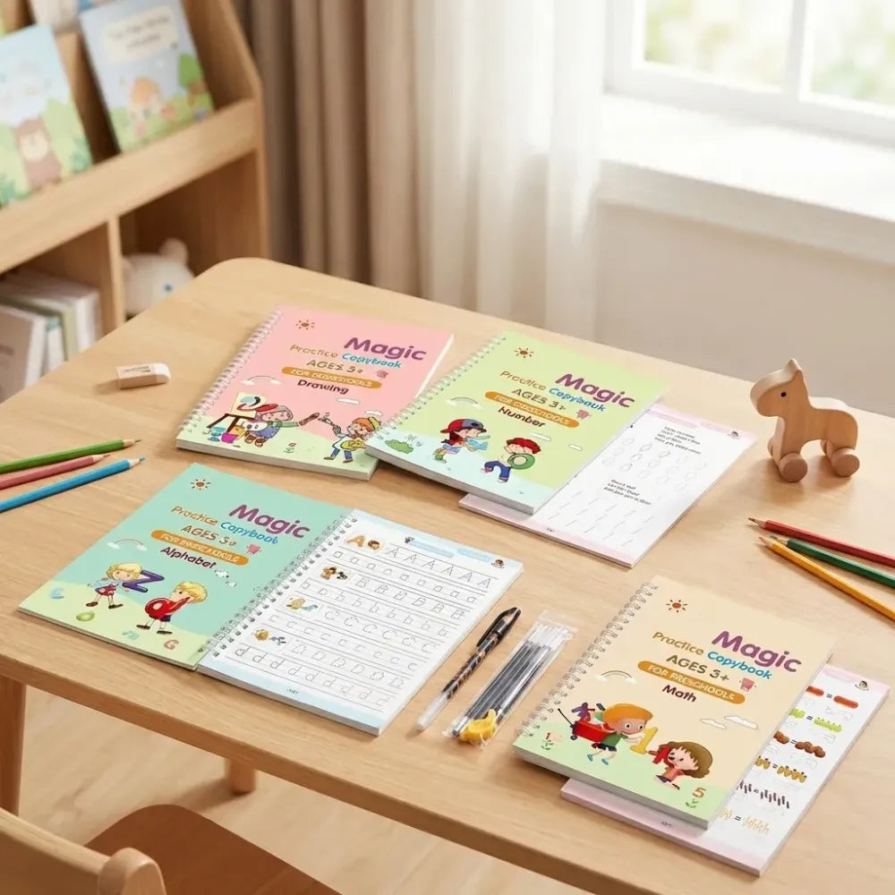 Magic reusable writing kit