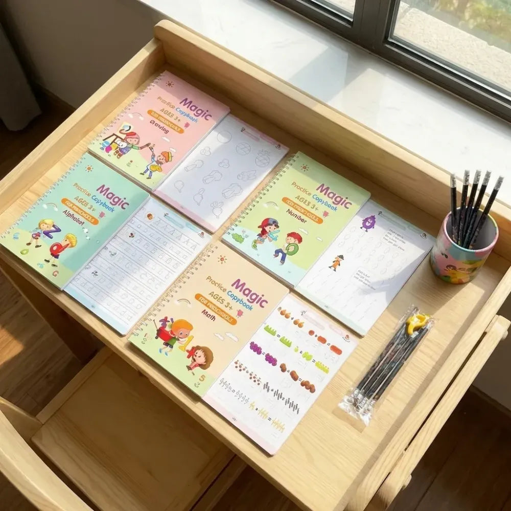 Magic reusable writing kit