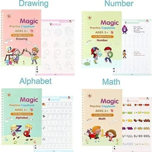 Magic reusable writing kit