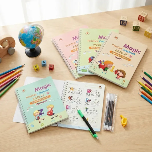 Magic reusable writing kit