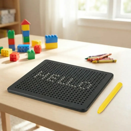 Magic sketch magnet board