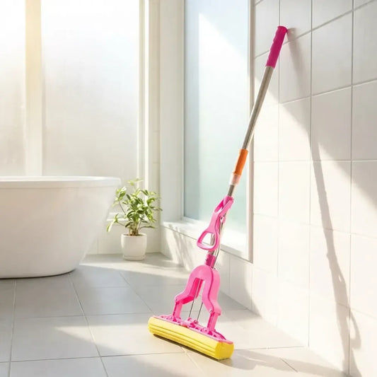 Magic squeeze sponge mop