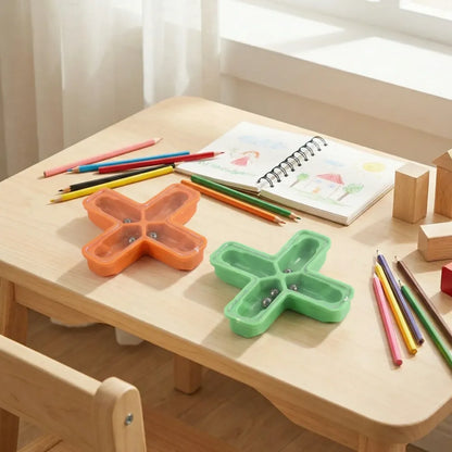 Magic toys cross tricks puzzle (1 pc mix color design)