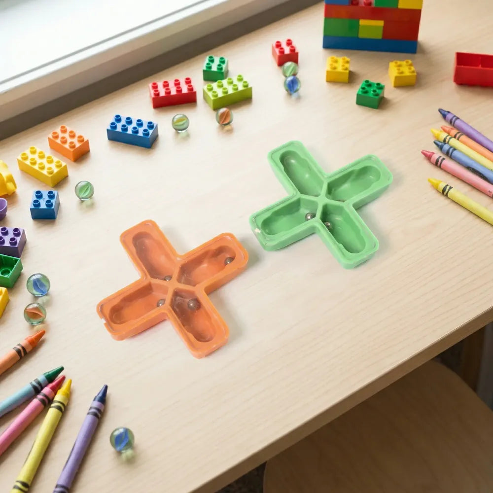 Magic toys cross tricks puzzle (1 pc mix color design)