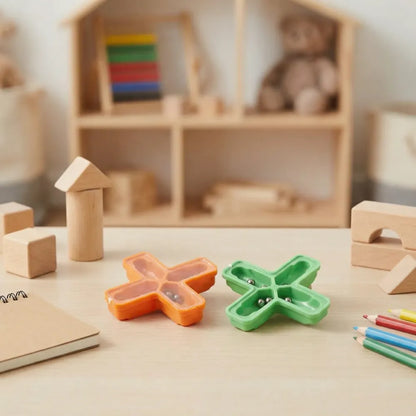 Magic toys cross tricks puzzle (1 pc mix color design)