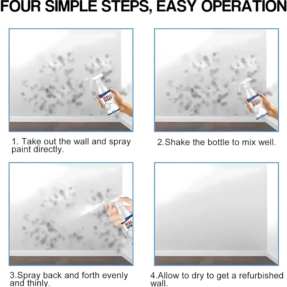 Cracks and holes wall repair spray