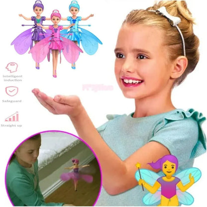 Magical flying fairy doll