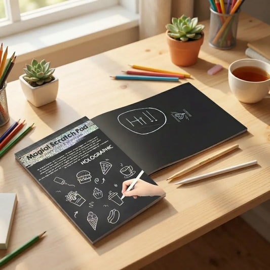 Magical scratch art book - toys