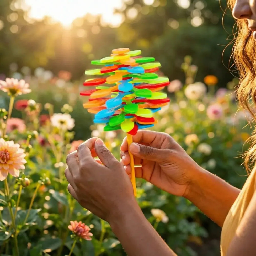 Magical spinning flower candy toy - toys