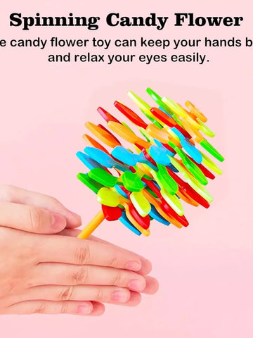Magical Spinning Flower Candy Toy