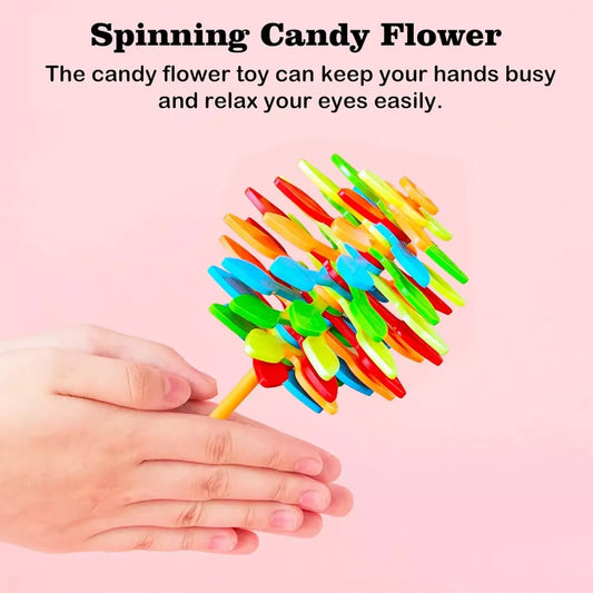 Magical spinning flower candy toy - toys