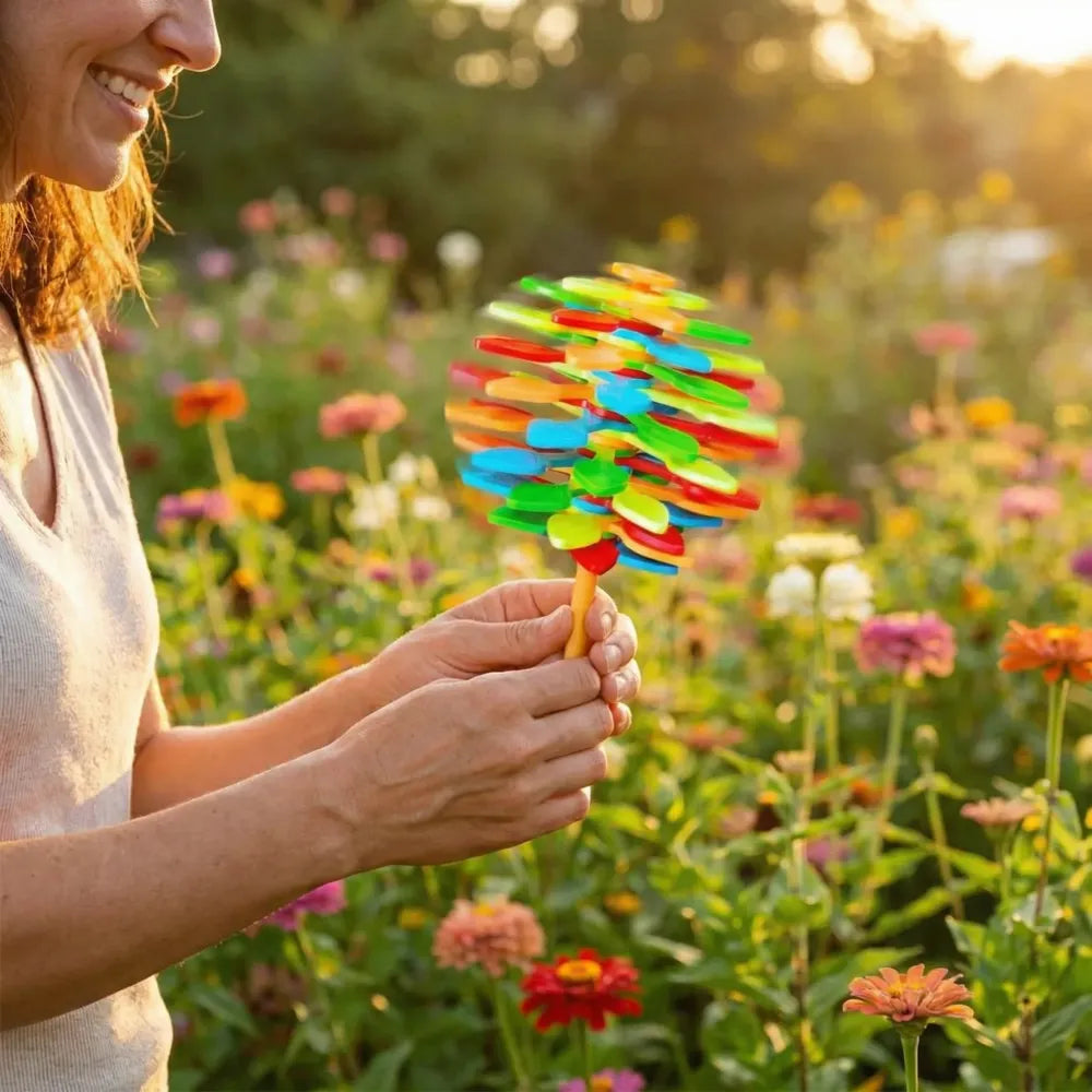 Magical spinning flower candy toy - toys