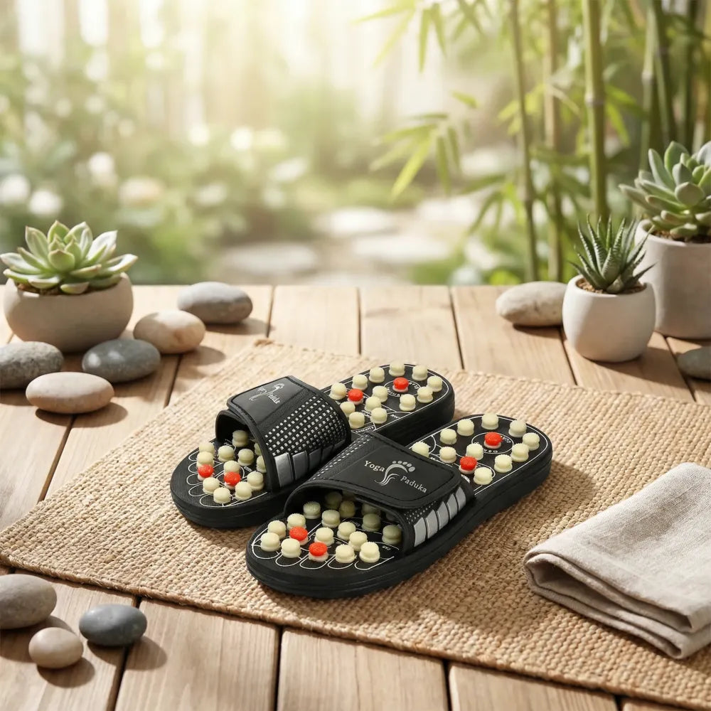 Magnetic acupressure slippers - home essentials