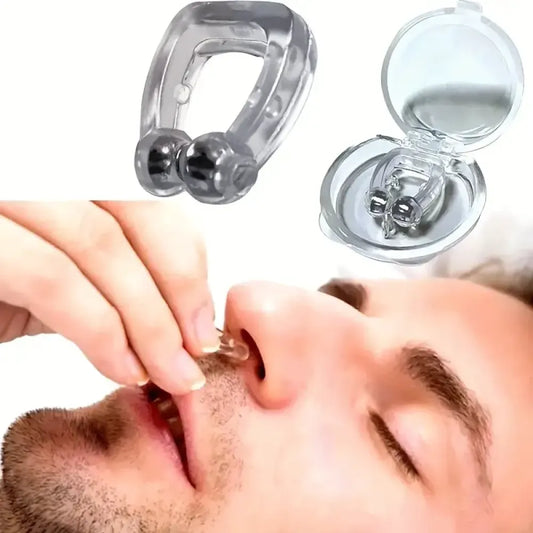 Magnetic anti-snore nose clip - health & beauty