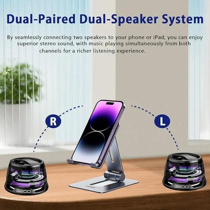 Magnetic bluetooth speaker