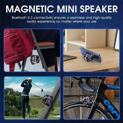 Magnetic bluetooth speaker