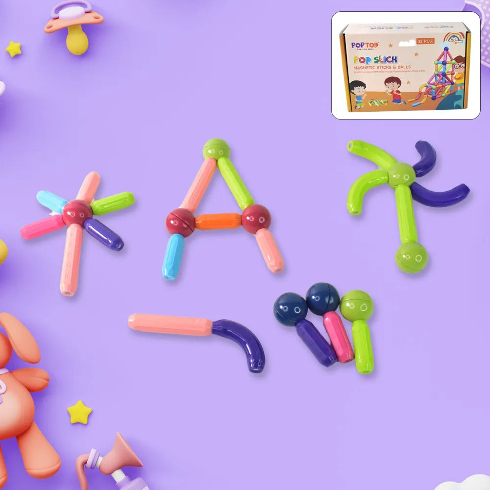 Magnetic building blocks - toys