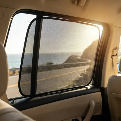 Magnetic car window curtains - automotive