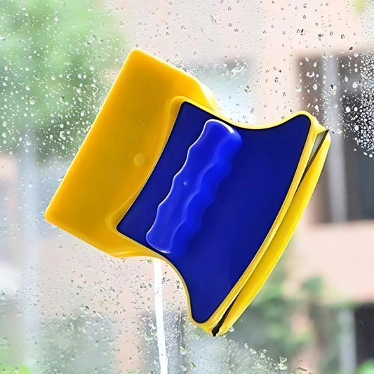 Magnetic double sided window cleaner