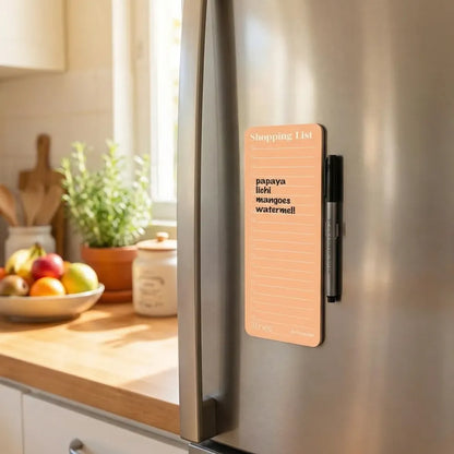 Magnetic grocery organizer
