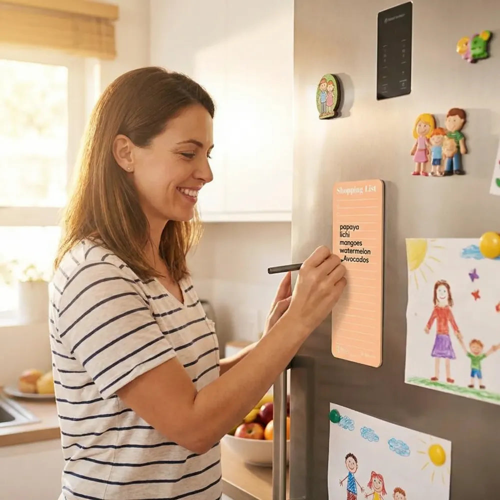 Magnetic grocery organizer