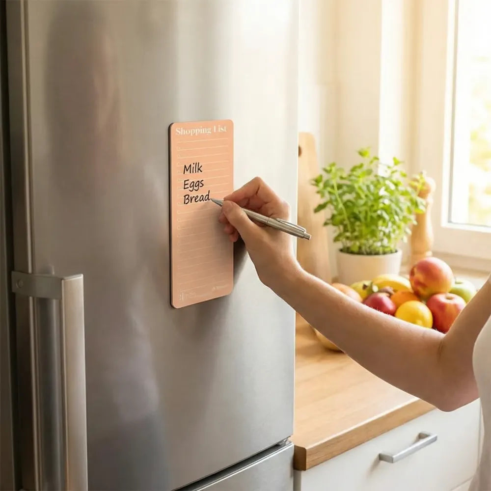 Magnetic grocery organizer