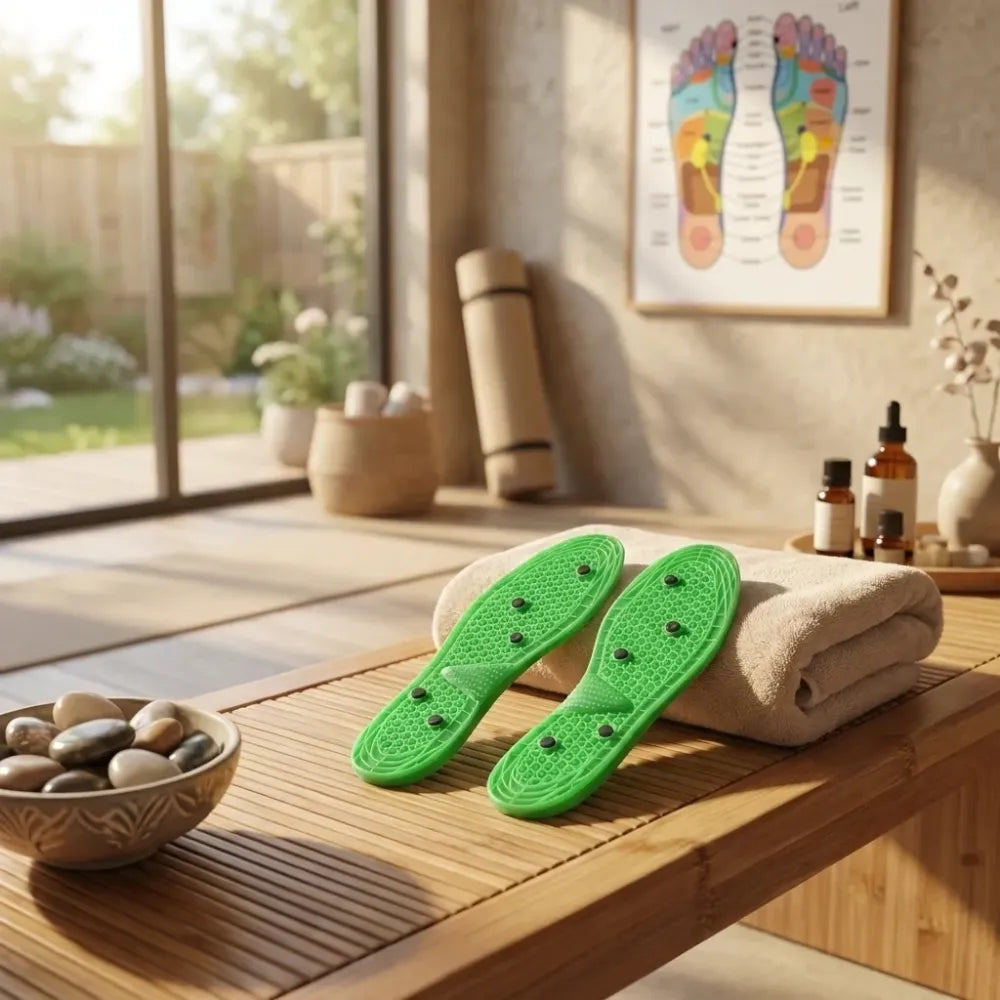 Magnetic height booster massager