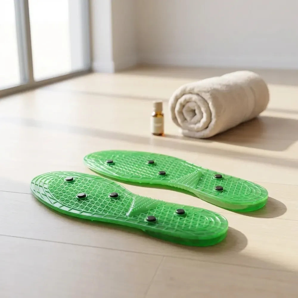 Magnetic height booster massager