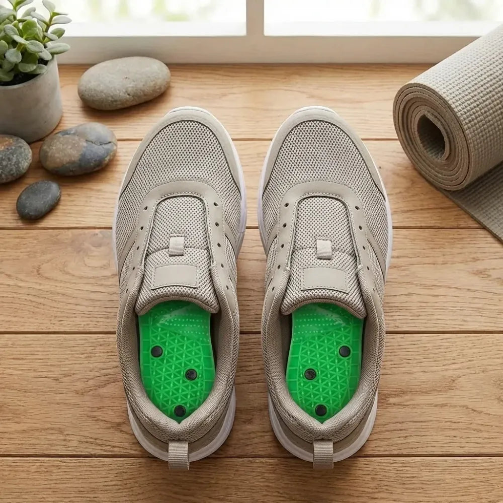 Magnetic height booster massager