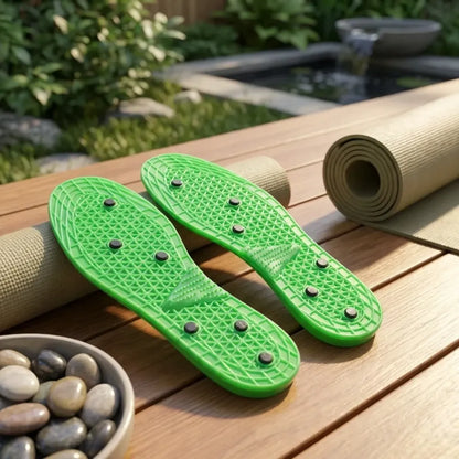 Magnetic height booster massager