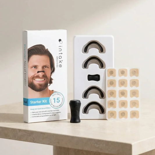 Magnetic nasal breathing strips