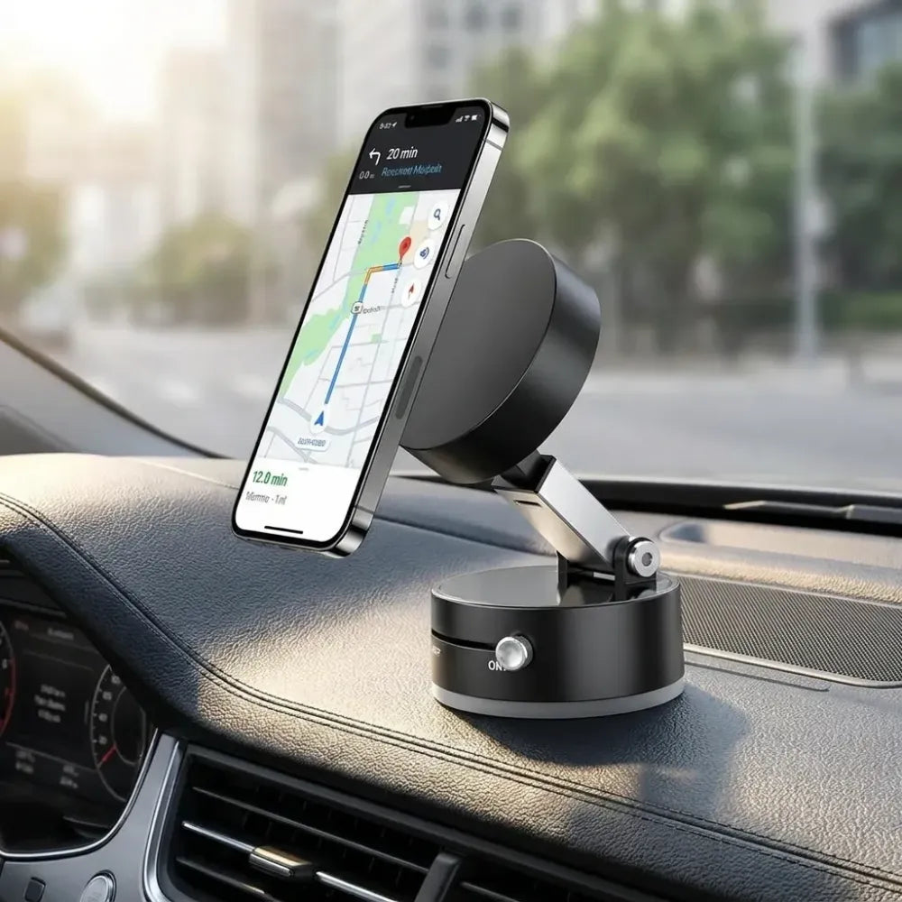 Magnetic phone car mount