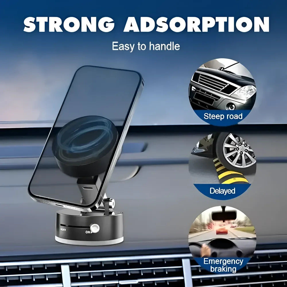 Magnetic phone car mount