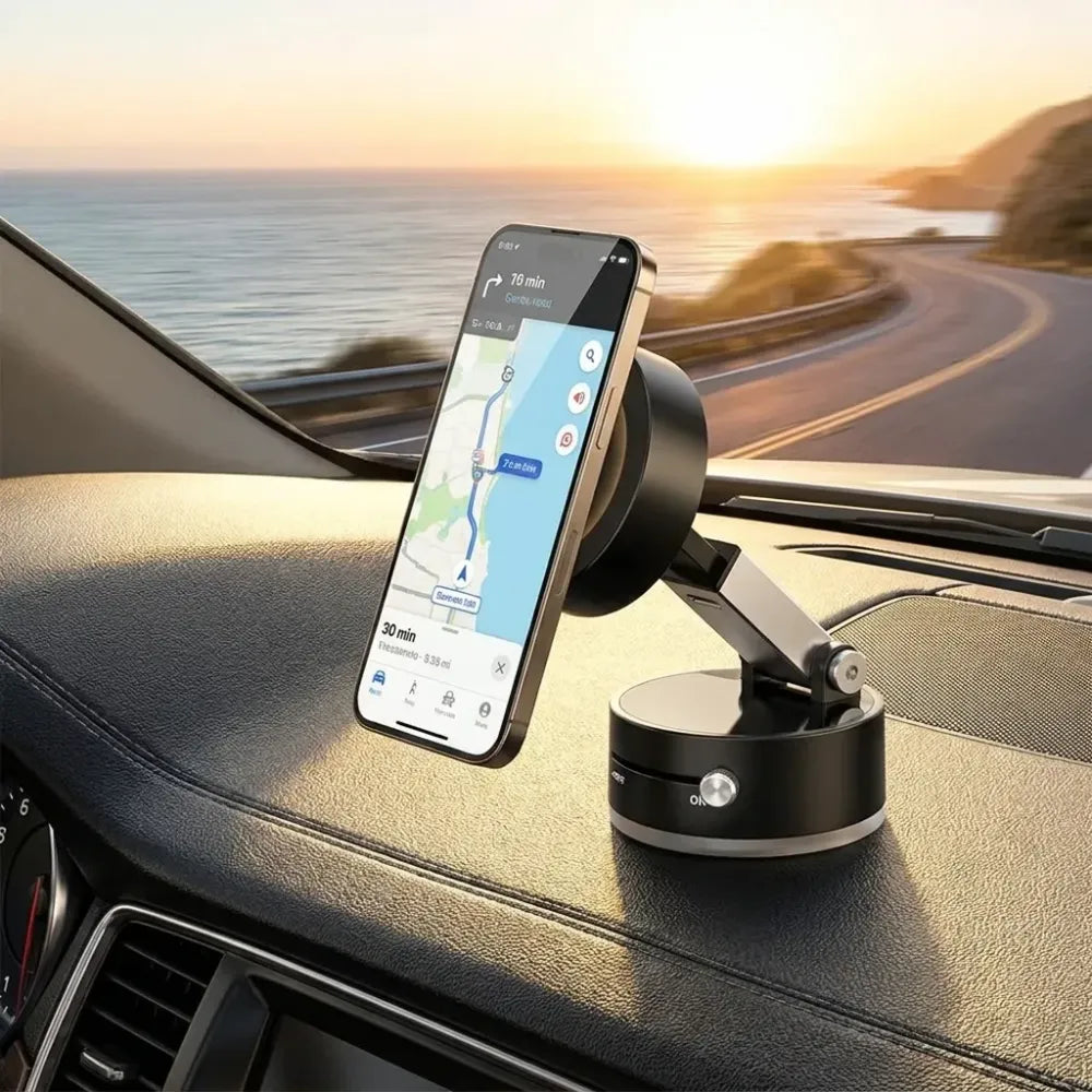 Magnetic phone car mount