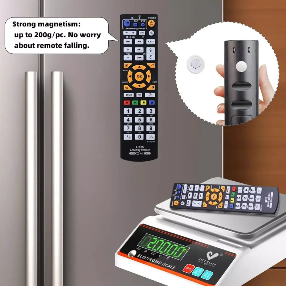 Magnetic remote control holder