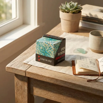Magnetic shape shifting puzzle cube